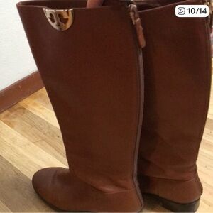 Tory Burch Brown Heeled Boots